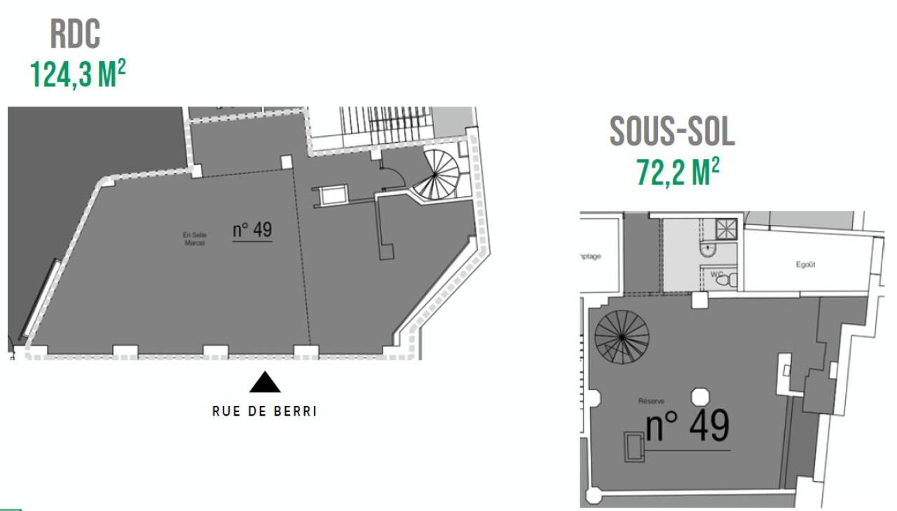 Commerce Paris 197m² Location commerce Paris OLCOM2534231 13